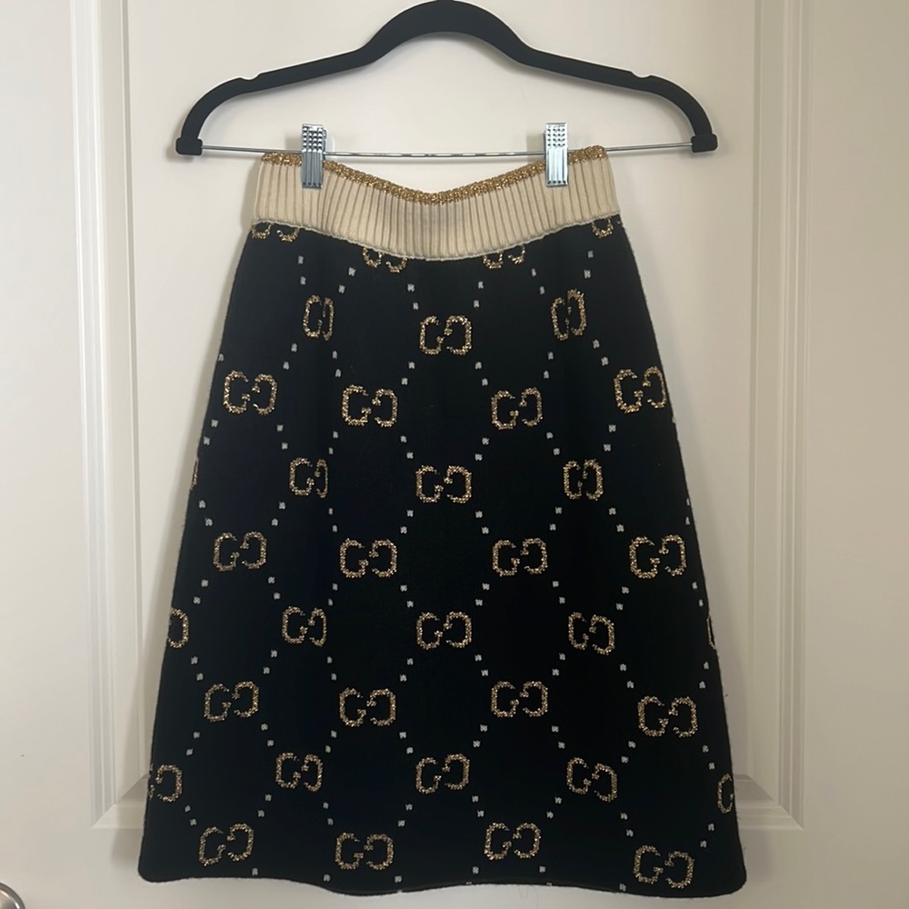 💯 AUTHENTIC Gucci knit skirt